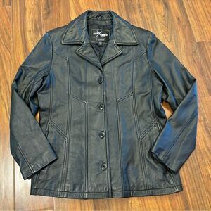 Maxima Wilson’s Genuine Leather black jacket